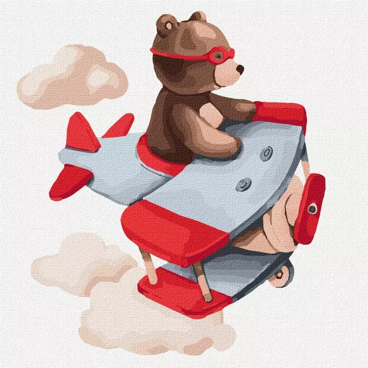 Подорожуючи небом. Картина за номерами. 40х50 см Ідейка (4823104321477) (447178)
