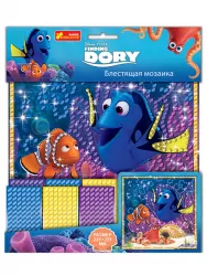 Блискуча мозаїка. Дорі. Немо. Хенк. Disney Dory (Рос) 13176012Р Ranok-Creative (4823076127626) (267878)