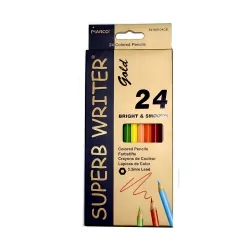Олівці 24 кольорів "Superb writer Gold". Marco E4100G-24CВ (6951572919372) (342980)