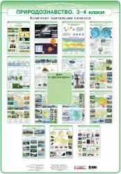 КНП Природознавство 3-4 клас Плакати диск методичні рекомендації (Укр) Наочність нового покоління Ранок Н900851У (9789667475277) (230783)