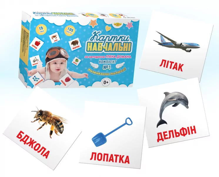 Картки навчальні Глена Домана Комплент 1 (Укр) Майстер МКС0225 (2022500012) (455486)