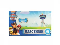 Пластилін PAW Patrol 6 кольорів (Укр) Міцар Ц726004У (4820175688782) (265187)