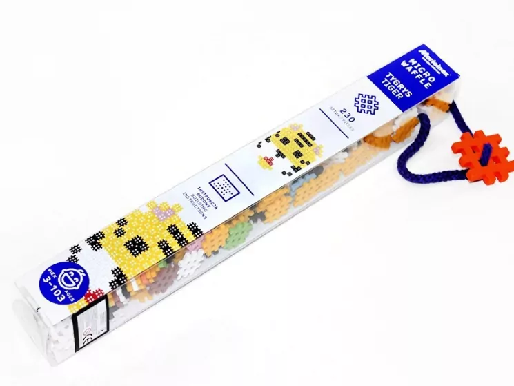 Конструктор MICRO WAFFLE "TIGER" ТИГР (230 деталей) Marioinex (5903033903520) (438987)