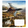 Зошит шкільний у лінію. 18 аркушів. Aero stars (Укр) Школярик 00-00064231 (4820006472092) (479689)