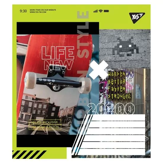 Зошит шкільний у лінію. 24 аркушів. New Life (Укр) YES 00-00069265 (4823092260710) (479690)