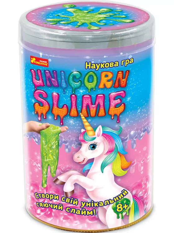 Наукова гра Unicorn slime Слайм Єдиноріжка (Укр) Ranok-Creative 12132034У (4823076144265) (341592)