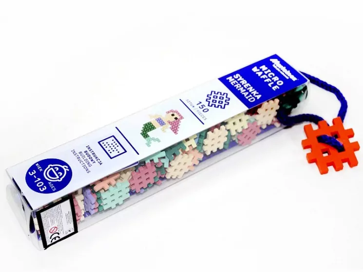Конструктор MICRO WAFFLE "MERMAID" РУСАЛКА (150 деталей) Marioinex (5903033903476) (438992)