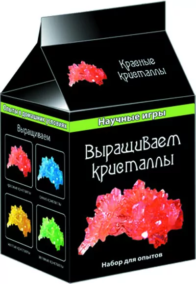 0337 Наукові ігри міні "Вирощуємо кристали" (червоні) 12116002Р Ranok-Creative (482-307-61-0092-6) (219592)