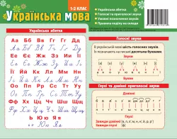 Картонка-підказка Абетка Українська мова 20*15 см Зірка 66439 (9789660819818) (286293)