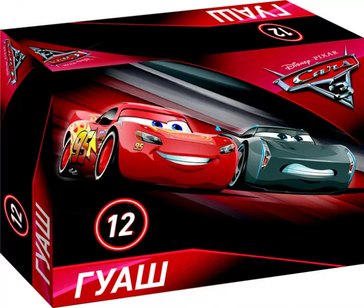Гуаш Серія Cars № 12 кольорів (267193)