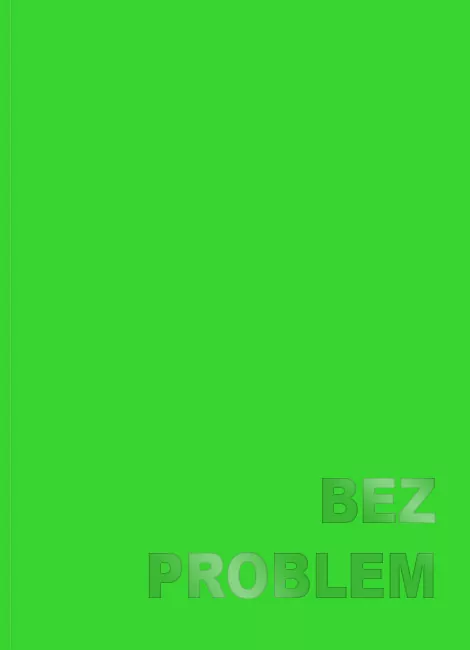 Блокнот Зелений BEZ PROBLEM (крафтові сторінки) 147x210 мм Жорж Z101076У (4820243310126) (443894)