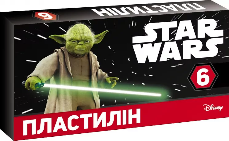 Пластилін STAR WARS 6 кольорів (237494)