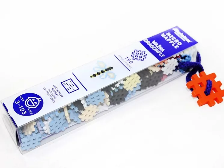 Конструктор MICRO WAFFLE "DRAGONFLY" СТРЕКОЗА (150 деталей) Marioinex (5903033903490) (438994)