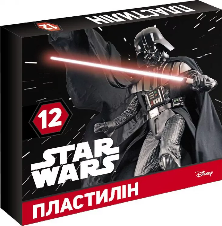 Пластилін STAR WARS 12 кольорів (237495)