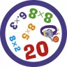 Навчальний доббль. Таблиця множення. 31 картка НУШ (Укр) Основа ДЗМ007 (2712710036030) (456897)