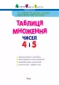 Таблиця множення чисел 4 і 5 (Укр) АРТ НШ11202У (9786177459018) (267697)