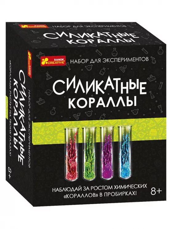 Набір для експериментів Силікатні корали (Рос) Ranok-Creative 12132082Р (4823076148386) (428797)