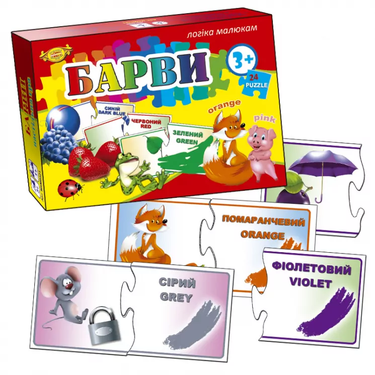 Гра "Барви" 3+ (Укр/Англ) Майстер МКМ0321 (376999)