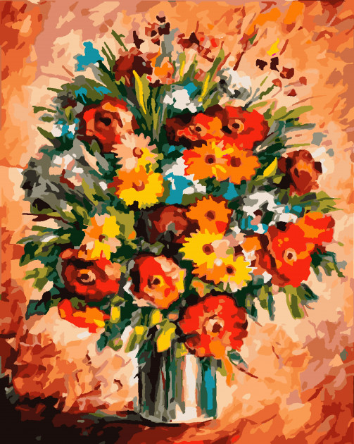 Картина за номерами "Яскравий настрій" 40х50 см Ідейка КНО2057 (4820143946715) (377401)