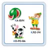Читайка. Українська абетка в картках. Федієнко В. (Укр) Школа (9789664292051) (277191)