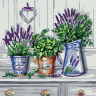 Картина за номерами "Краса прованса" 40х40 см Ідейка (4820143948887) (430004)