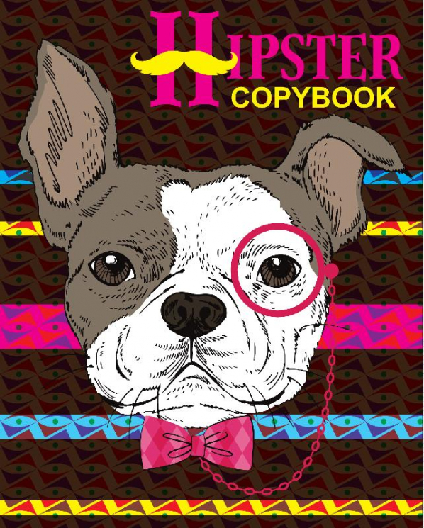 Блокнот для нотаток В5 формату, бокова пружина, 80 аркушів офсет, клітинка Серія Urban style №4 (232404)