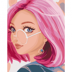 Картина за номерами "Дівчина кокетка" 40*50 см 10289-AC ArtCraft