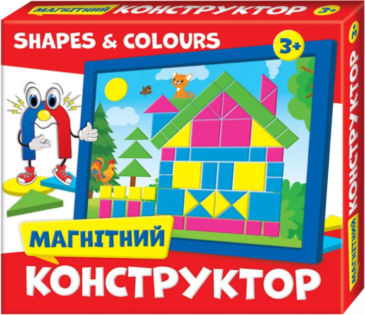 SHAPES & COLOURS. Магнітний конструктор (Укр) Мій успіх+ (4823076000653) (484810)