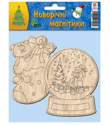 Новорічні магнітики (2шт) Зірка 108448 (2000001084489) (302534)