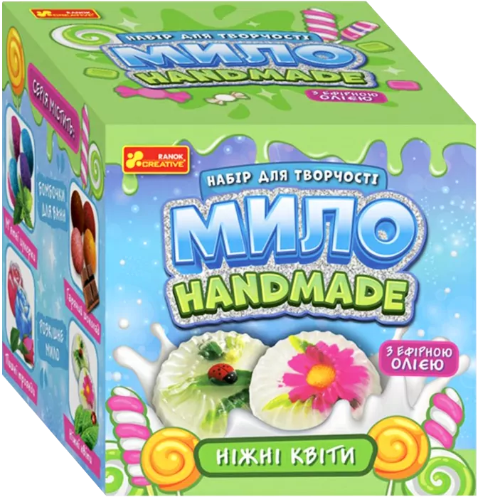 Мило своїми руками Ніжні квіти (Укр) Ranok-Creative 15130046У (4823076147808) (400875)