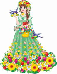 Плакат Красуня Весна (Укр) Ранок 13105196У (4823076146184) (350005)