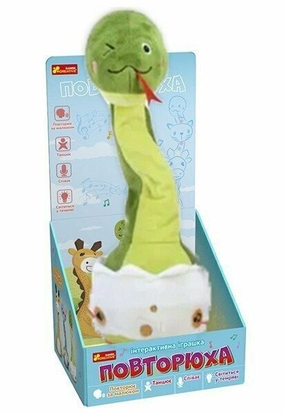 Змія повторюха. Інтерактивна іграшка (Укр) Ranok-Creative (4827476909561) (556105)