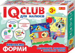Навчальні пазли Вивчаємо форми IQ-club для дітей 13203007У Ranok-Creative (4823076136826) (288705)