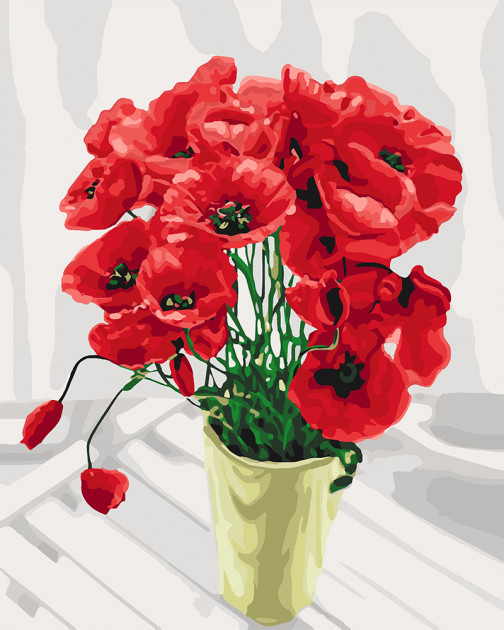 Картина за номерами "Букет для матусі" 40х50 см Ідейка (4823104315520) (373506)