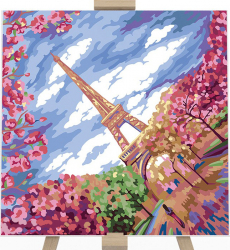 Картина по номерам 40х40 см "Весна в Парижі" KpN-02-02 (433707)