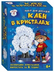 Клен в кристалах. Білий. Набір для дослідів (Укр) Ranok-Creative (4827476988290) (545207)