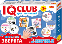 Навчальні пазли Веселі тваринки IQ-club для дітей 13152045Р Ranok-Creative (4823076137359) (288710)