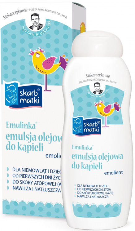 Емульсія олійна для ванн для немовлят та дітей Емулінка 250 мл Skarb Matki  (5901968019521) (479410)