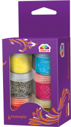 Гуаш Творчість 6 кольорів блискітками (Укр) ГАММА'UA 400204 (4820219213895) (454311)