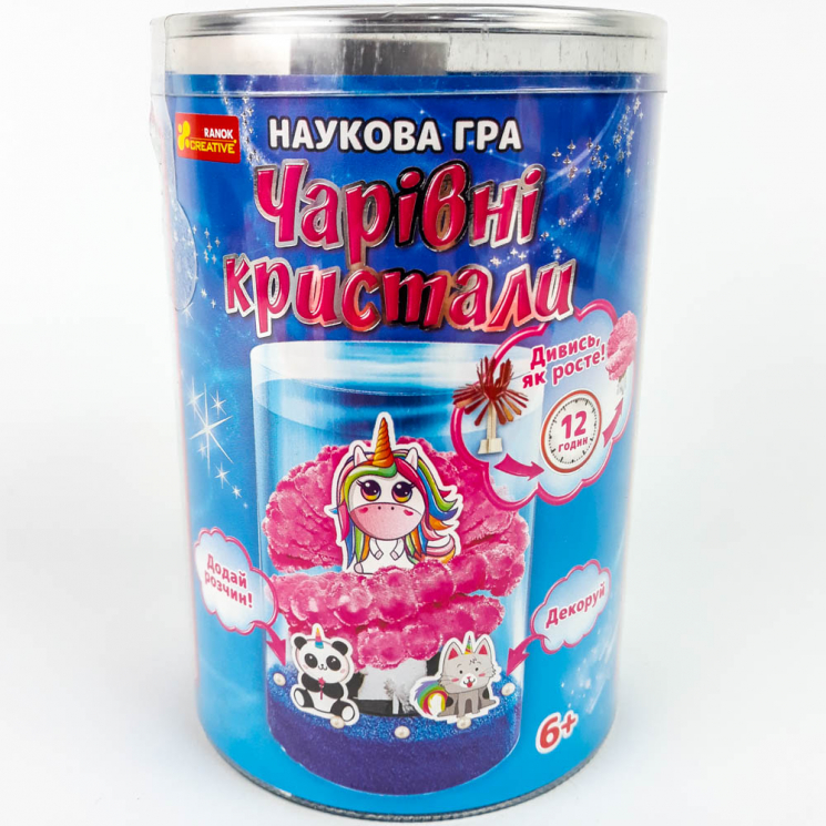 Набір для дослідів Чарівні кристали Єдиноріг (Укр) Ranok-Creative 12132048У (4823076145514) (347413)