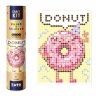 Пончик. Картина по номерам з наліпками в тубусі. 33х48см. 1200 стікерів (Укр) Умняшка (4820129201869) (455714)