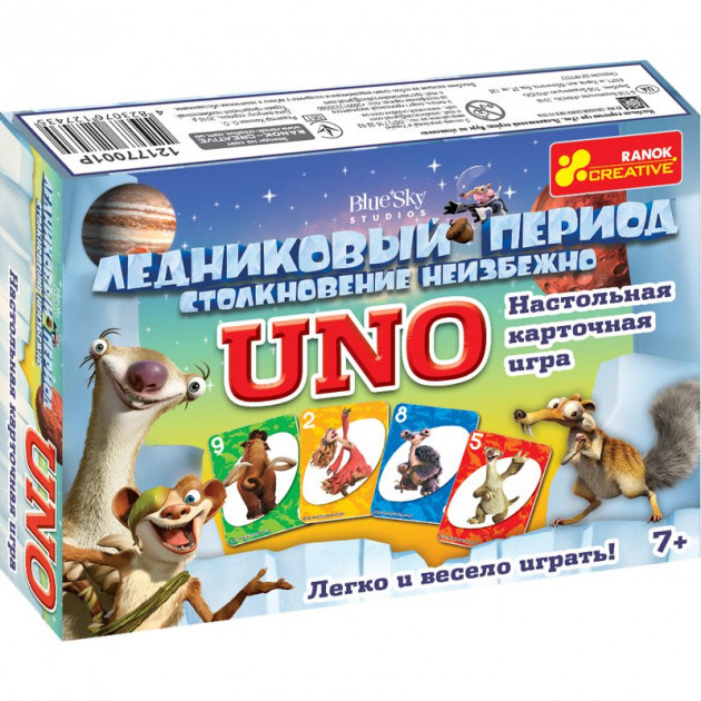 Настольная игра "УНО" 12170005Р Ranok-Creative (4823076123413) (253515)