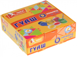Гуаш фарба 9 кольорів по 10г (Укр) Умка ГШ71 (4820071013350) (454315)