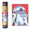 Робот синій. Картина по номерам з наліпками в тубусі. 33х48см. 1200 стікерів (Укр) Умняшка (4820129201876) (455716)