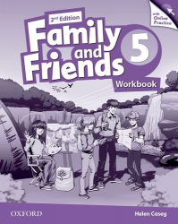 Підручник Family & Friends 2E: 5 Workbook & Online Practice Pack (Англ) Oxford University Press  (9780194808668) (469916)
