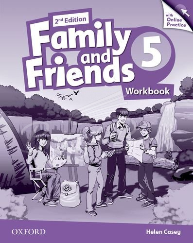 Підручник Family & Friends 2E: 5 Workbook & Online Practice Pack (Англ) Oxford University Press (9780194808668) (469916)