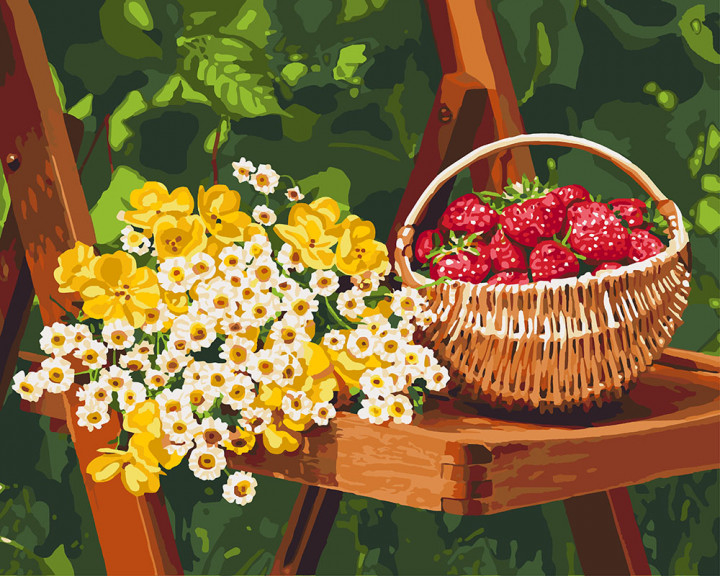 Картини за номерами "Літні дари" 40х50 см Ідейка (4823104314127) (403219)