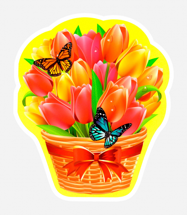 Прикраса Весняні квіти 3 (Укр) Ранок (13105202У) (4823076146405) (350023)