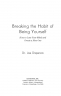 Позбудься звички бути собою. Зміни власне мислення. Джо Диспенза (Укр) BookChef (9786175480939) (503923)