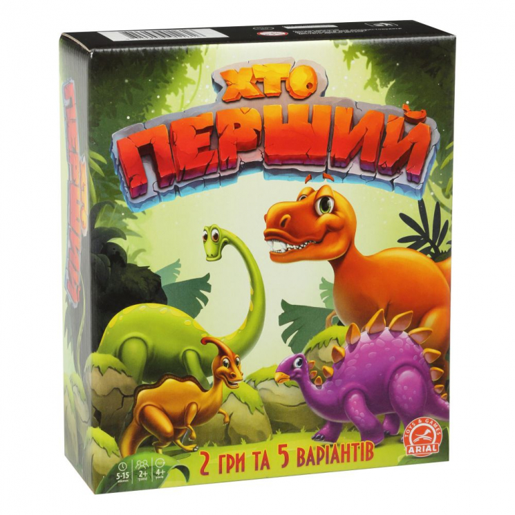 Хто перший. Гра настільна (Укр) Arial (2000073729165) (470825)